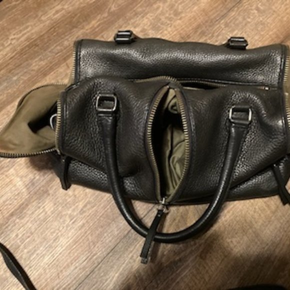 J Crew Black Leather Bag - Picture 4 of 8